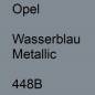 Preview: Opel, Wasserblau Metallic, 448B.